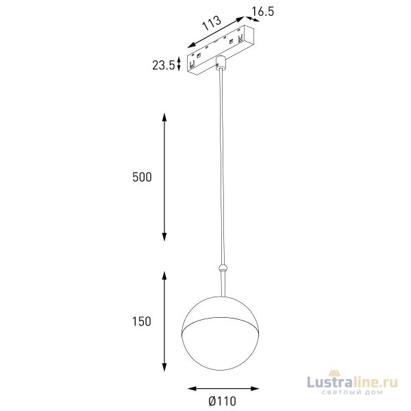 Трековый светильник Lumker Sy-Link SY-LINK-SF-BL-6-WW 013694 Трековый светильник Lumker Sy-Link SY-LINK-SF-BL-6-WW 013694