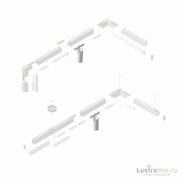 Трековый магнитный светильник Vitaluce VT0200047-01 Трековый магнитный светильник Vitaluce VT0200047-01