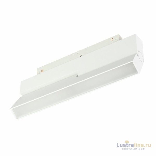 Трековый магнитный светильник Arlight MAG-ORIENT-FLAT-FOLD-S230-12W Warm3000 (WH, 80 deg, 48V DALI) 035858(1)