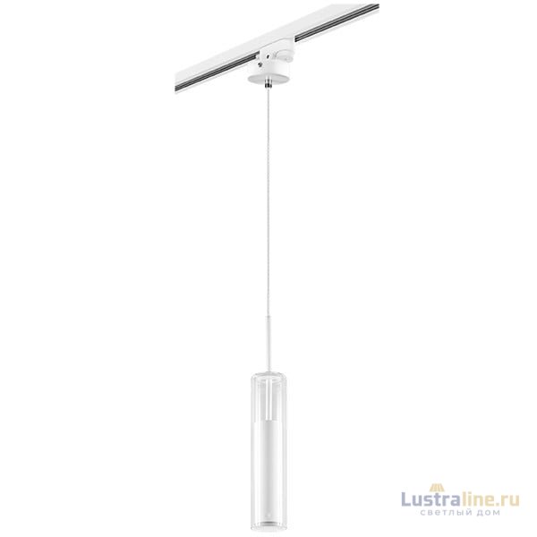 Трековый светильник Lightstar Track 1 white L1T756016 (756016+592006)