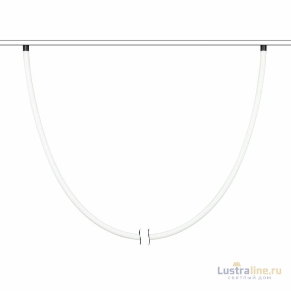 Трековый магнитный светильник Arlight MAG-ORIENT-TUBE-ELASTIC-R25-L5000-70W Warm3000 (BK, 360 deg, 48V) 044337