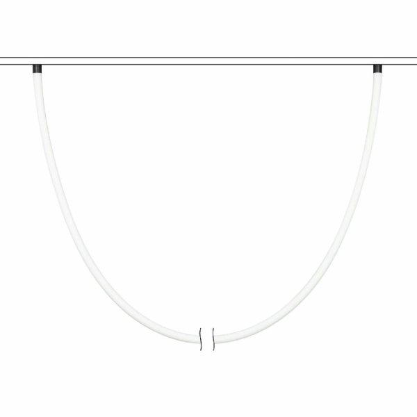 Трековый магнитный светильник Arlight MAG-ORIENT-TUBE-ELASTIC-R25-L5000-70W Warm3000 (BK, 360 deg, 48V) 044337