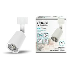 Трековый однофазный светильник Gauss Gauss Track White TR089