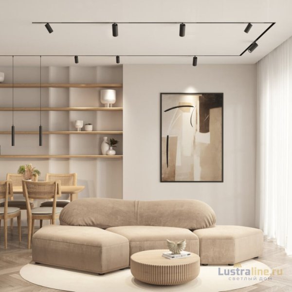 Трековый однофазный светильник Denkirs Simple Spot DK8120-BK Трековый однофазный светильник Denkirs Simple Spot DK8120-BK