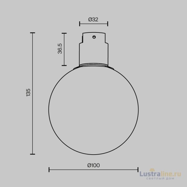 Трековый магнитный светильник Maytoni Luna TR171-1-5W3K-WB