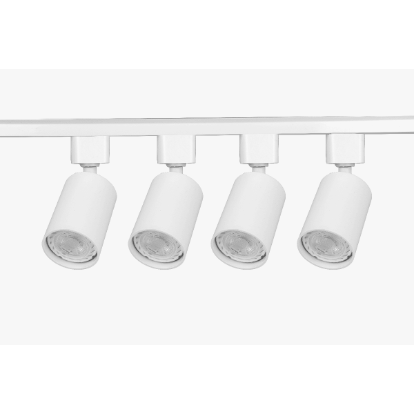 Трековый однофазный светильник (4 шт.) Эра TR70-SET4-GU10-WH Б0063933