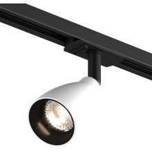 Трековый однофазный светильник Denkirs Bell DK6050-BW+BK