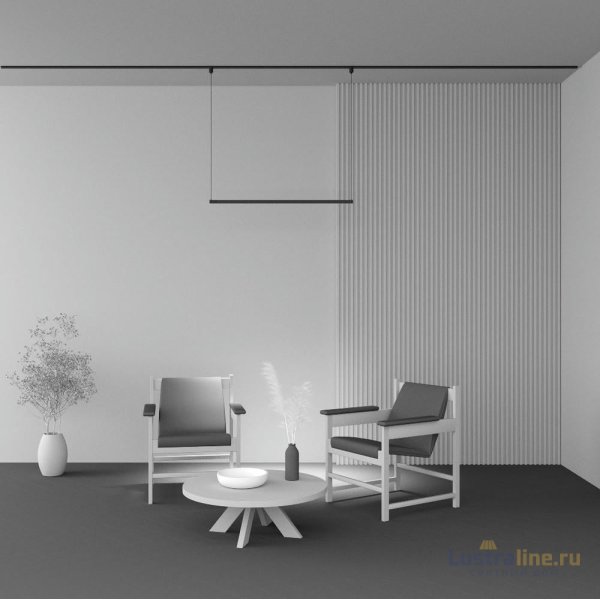 Трековый подвесной магнитный светильник Maytoni Basis TR170-1-52W3K-B