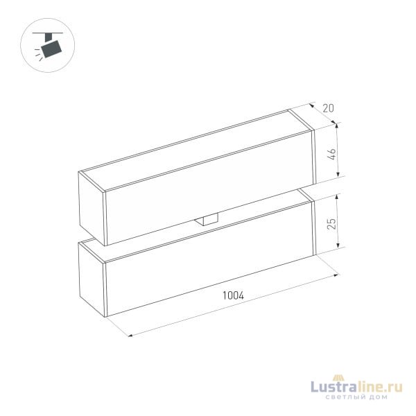Трековый светильник Arlight Mag-Flat-Fold-25-S1004-30W Day4000 034243