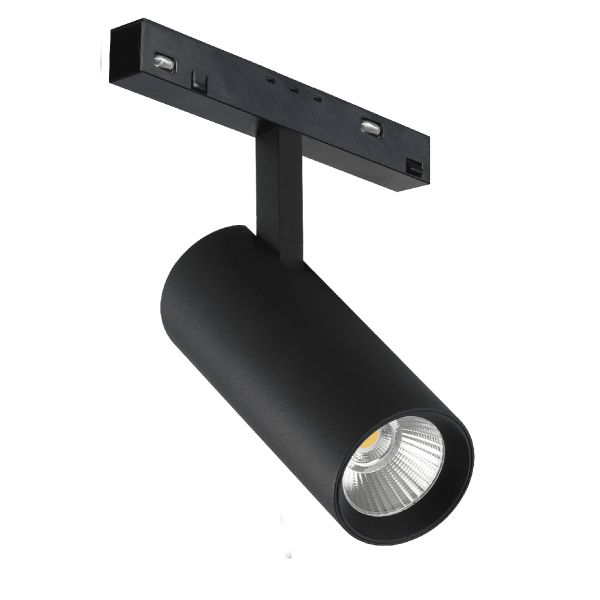 Трековый магнитный светильник iLedex Vision 4822-006-D55-18W-38DG-4000K-BK