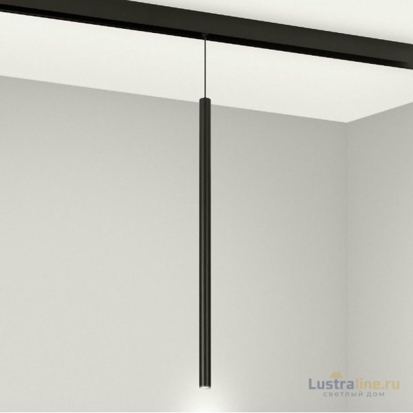 Трековый магнитный светильник Arlight MAG-ORIENT-SPOT-HANG-L500-R20-3W Day4000 (BK, 20 deg, 48V) 044505