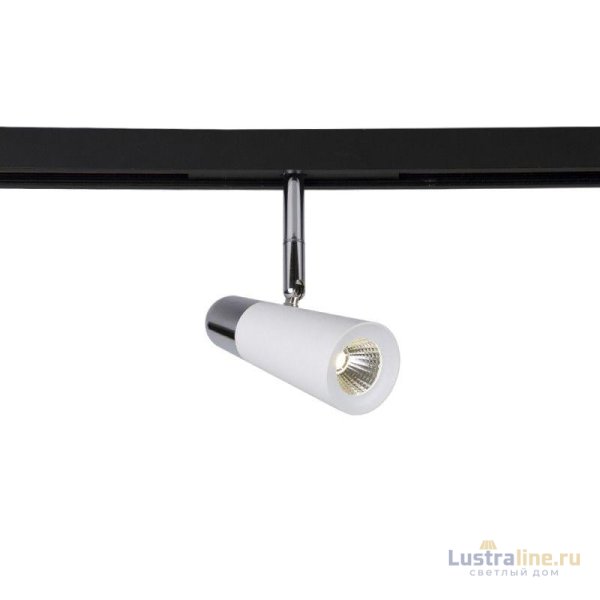 Трековый светодиодный светильник для магнитного шинопровода Crystal Lux Space CLT 0.33 006 12W WH-CH 4000K Трековый светодиодный светильник для магнитного шинопровода Crystal Lux Space CLT 0.33 006 12W WH-CH 4000K