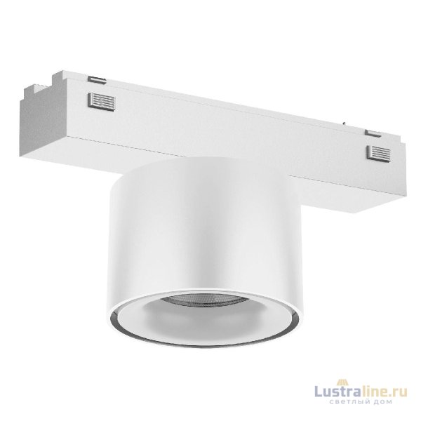 Трековый магнитный светильник Arlight MAG-VIBE-POINT-R75-10W Warm3000 (WH, 24 deg, 48V) 044466