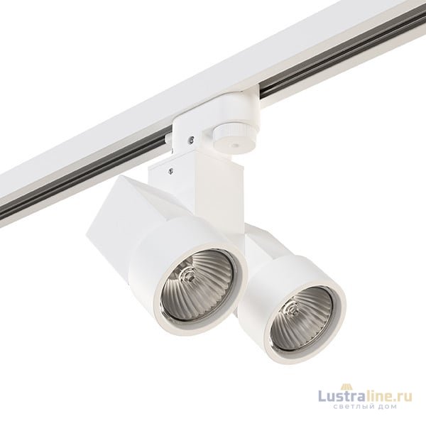 Трековый светильник Lightstar Track 1 white A1T051036 (592026+051036) Трековый светильник Lightstar Track 1 white A1T051036 (592026+051036)