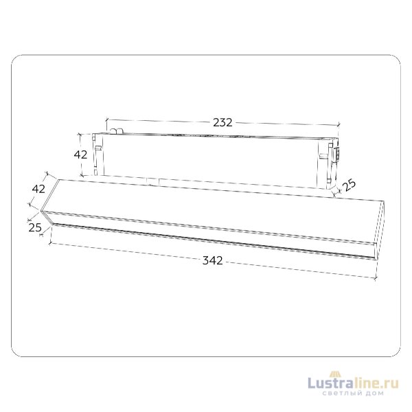 Трековый магнитный светильник Ambrella Light Magnetic 220V GL1331 Трековый магнитный светильник Ambrella Light Magnetic 220V GL1331