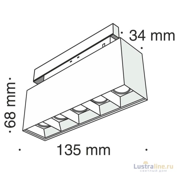 Трековый светильник Maytoni Track lamps TR014-2-10W3K-B Трековый светильник Maytoni Track lamps TR014-2-10W3K-B