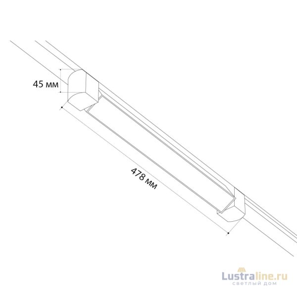 Трековый однофазный светильник Italline IT08-8030 white 3000K Трековый однофазный светильник Italline IT08-8030 white 3000K