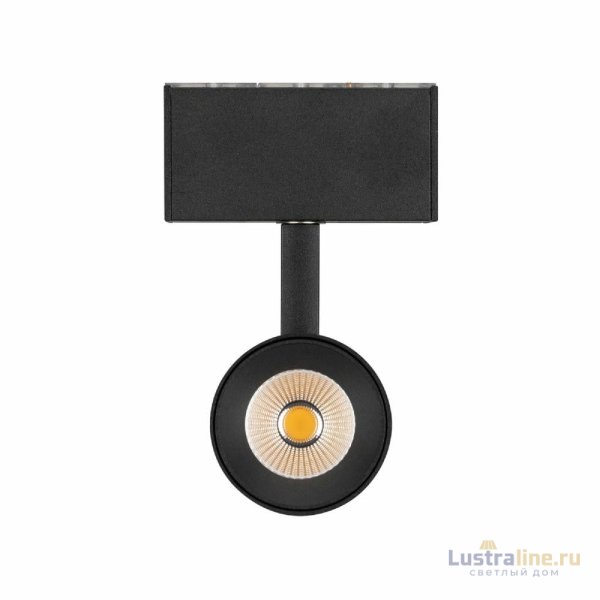 Трековый магнитный светильник Arlight MAG-SPOT-45-R85-12W Warm3000 (BK, 36 deg, 24V, DALI) 046593