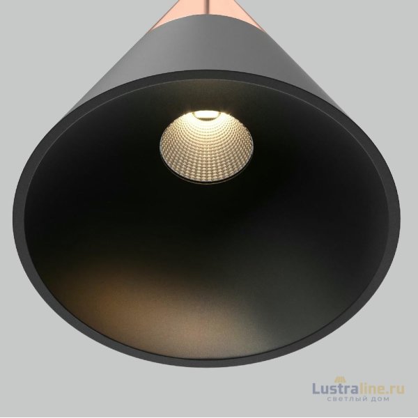 Трековый подвесной магнитный светильник Maytoni Cono TR166-1-7W3K-M-B