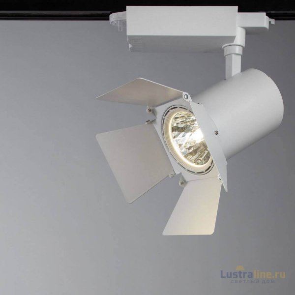 Трековый светодиодный светильник Arte Lamp Track Lights A6730PL-1WH Трековый светодиодный светильник Arte Lamp Track Lights A6730PL-1WH