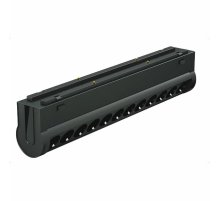 Трековый магнитный светильник Arlight MAG-VIBE-LASER-TURN-L209-12W Day4000 (BK, 24 deg, 48V) 044426
