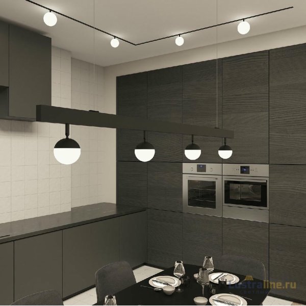 Трековый однофазный светильник Denkirs Smart Moon DK8051-BK Трековый однофазный светильник Denkirs Smart Moon DK8051-BK