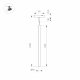 Трековый магнитный светильник Arlight MAG-MICROCOSM-SPOT-HANG-R18-L500-3W Warm3000 (BK, 24 deg, 24V) 043269