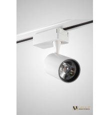 Трековый однофазный светильник AM Group AM227-10W BK 3000K