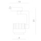 Трековый светодиодный светильник Arte Lamp Vigile A1610PL-1BK