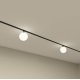 Трековый однофазный светильник Denkirs Smart Moon DK8050-BK