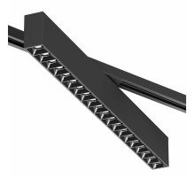 Трековый однофазный светильник Denkirs Edder DK6644-BK