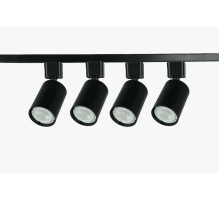 Трековый однофазный светильник (4 шт.) Эра TR70-SET4-GU10-BK Б0063956