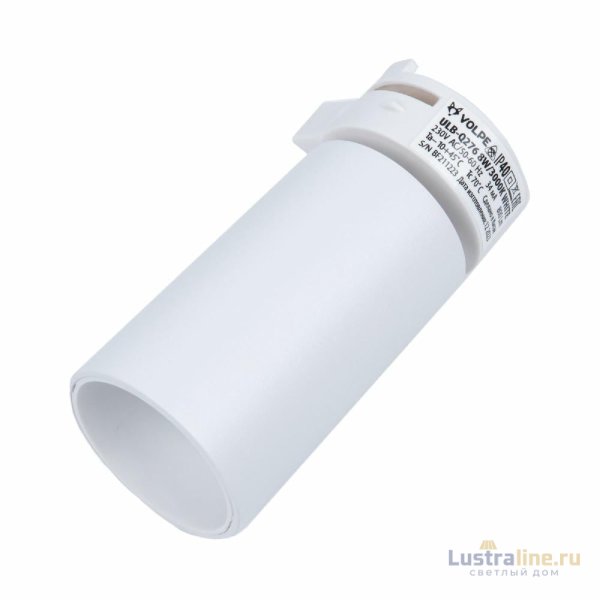 Трековый однофазный светильник Volpe ULB-Q276 8W/3000К WHITE UL-00011817 Трековый однофазный светильник Volpe ULB-Q276 8W/3000К WHITE UL-00011817