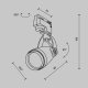 Трековый светильник Maytoni Track TR001-1-GU10-B