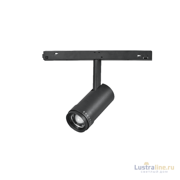 Трековый магнитный светильник iLedex Vision ZOOM 4822-020-D47-10W-10/60DG-4000K-BK