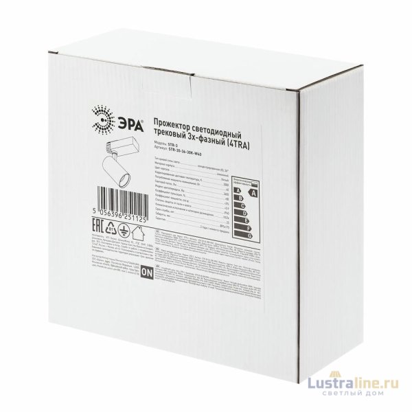 Трековый светильник ЭРА SТR-30-36-30K-W40 Б0049774 Трековый светильник ЭРА SТR-30-36-30K-W40 Б0049774