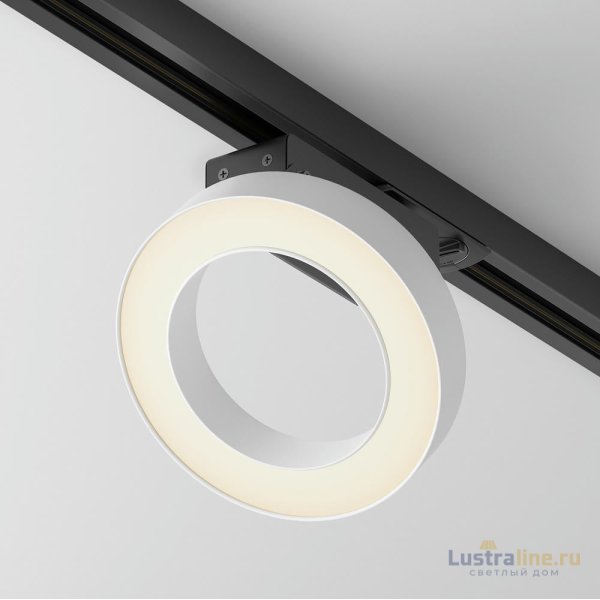 Трековый светильник Maytoni Technical Rim TR044-1-12W3K-W Трековый светильник Maytoni Technical Rim TR044-1-12W3K-W