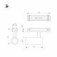 Трековый магнитный светильник Arlight MAG-VIBE-SPOT-R35-8W Day4000-MIX (WH, 24 deg, 48V, DALI) 045003