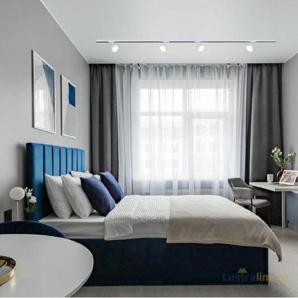 Трековый однофазный светильник Reluce 53008-9.3-001CT GX53 WT