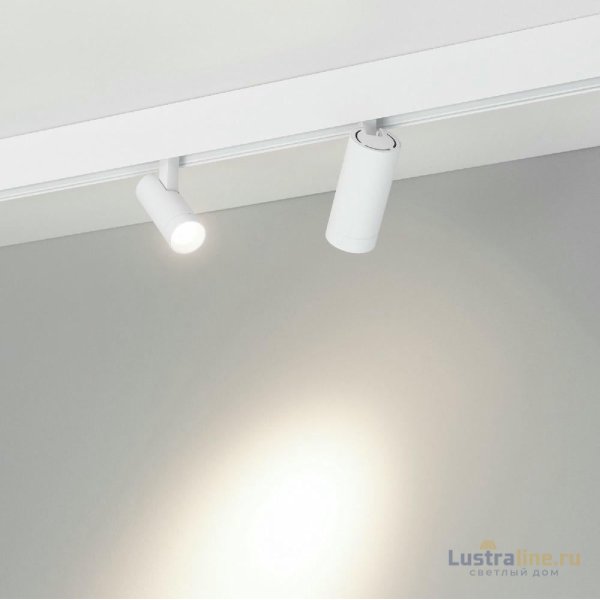 Трековый магнитный светильник Arlight MAG-ORIENT-SPOT-R45-12W Warm3000 (WH, 50 deg, 48V) 053725