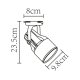 Трековый светильник Arte Lamp A6252PL-1BK
