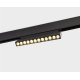 Трековый магнитный светильник Italline Atom IT012-5023 black 3000K