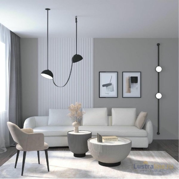 Трековый однофазный светильник Denkirs Belty Flow DK5561-BK Трековый однофазный светильник Denkirs Belty Flow DK5561-BK