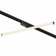 Трековый однофазный светильник Denkirs Strom DK6638-BK