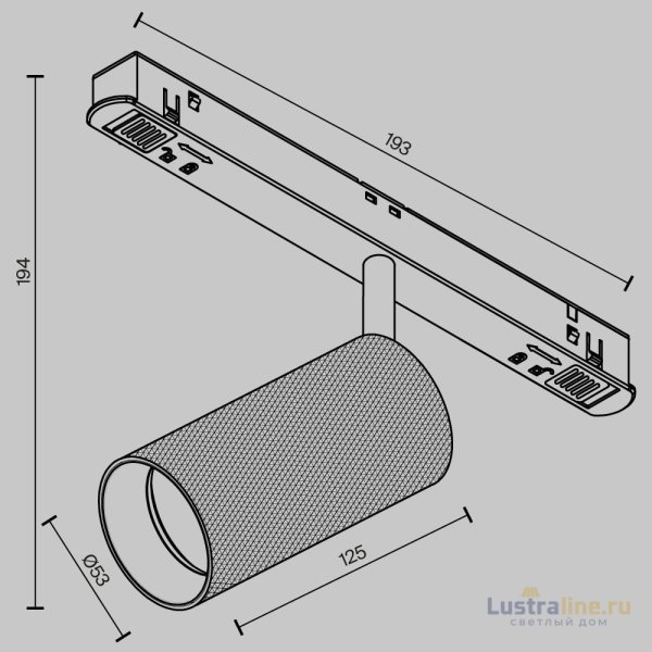 Трековый магнитный светильник Maytoni Technical Magnetic track system Exility Artisan TR097-2-12W3K-M-BMG Трековый магнитный светильник Maytoni Technical Magnetic track system Exility Artisan TR097-2-12W3K-M-BMG