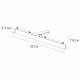 Трековый магнитный светильник Arte Lamp Rapid A6165PL-1WH