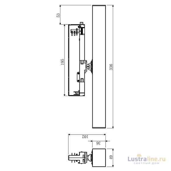 Трековый трехфазный светильник Deko-Light Ain 24-30W 707072 Трековый трехфазный светильник Deko-Light Ain 24-30W 707072