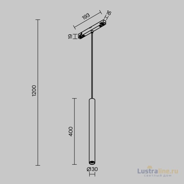 Трековый магнитный светильник Maytoni Focus LED TR226-4-5WTW-M-DSZ-W