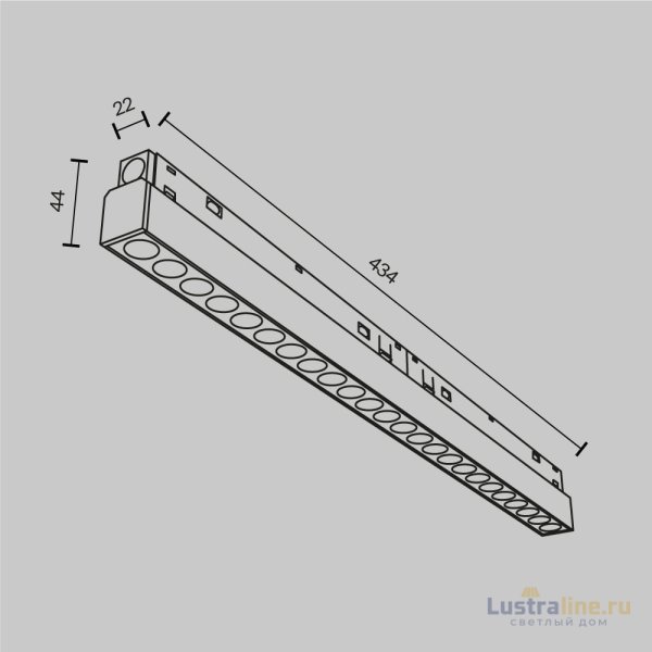 Трековый магнитный светильник Maytoni Technical Magnetic track system Exility Points TR031-2-24W4K-B Трековый магнитный светильник Maytoni Technical Magnetic track system Exility Points TR031-2-24W4K-B
