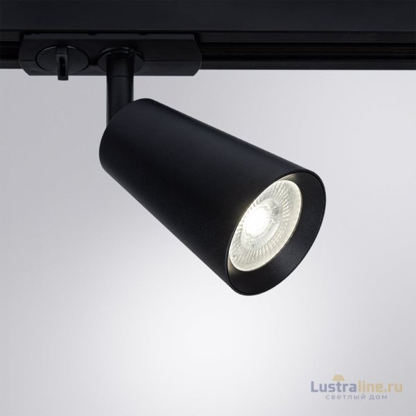 Трековый однофазный светильник Arte Lamp Cintura A2354PL-1BK